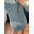 Sveter pletený predĺžený s kapucňou dlhý rukáv dámsky (XL/2XL ONE SIZE) TALIANSKA MÓDA IMD23853