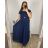Šaty plesové elegantní společenské krátký rukáv dámské nadrozměr (L/XL/2XL ONE SIZE) ITALSKÁ MÓDA IMM22693/DUR1 vínová