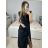 Šaty dlhé spoločenské krátky rukáv dámske (S/M ONE SIZE) TALIANSKA MODA IM323ELEGANC