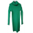 Šaty dlouhé pletené s rolákem dlouhý rukáv dámské (S/M/L ONE SIZE) ITALSKá MóDA IM4212363/DR zelená