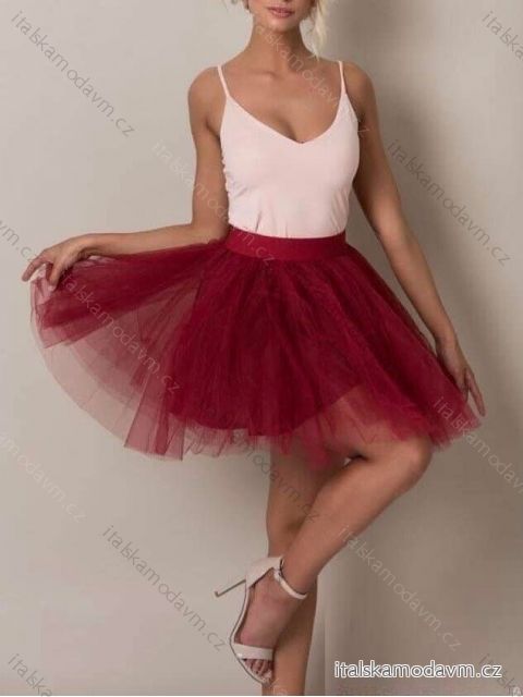 Sukňa krátka tylová dámska (S/M ONE SIZE) TALIANSKA MóDA IMHMS23036