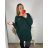 Svetr oversize dlouhý rukáv dámský nadrozměr (4XL/5XL/6XL ONE SIZE) ITALSKá MODA IMHMS23LUXURY