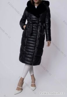 Kabát s kožíškem zimní dámský (S/M ONE SIZE) ITALSKÁ MÓDA IMHMS23047