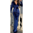 Šaty elegantní dlouhý rukáv dámské (S/M ONE SIZE) ITALSKÁ MÓDA IMPBB2324361