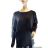 Sveter pletený oversize dlhý rukáv dámsky nadrozmer (XL/2XL ONE SIZE) TURECKÁ MODA TME24001/DR XL/2XL ružová