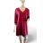 Šaty volnočasové dlouhý rukáv dámské (S/M/L ONE SIZE) ITALSKÁ MÓDA IMD23769 tmavě modrá M/L
