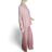Souprava elegantní kalhoty a tunika dámská (S/M ONE SIZE) ITALSKÁ MÓDA IMWGS233768/DR S/M světle růžová