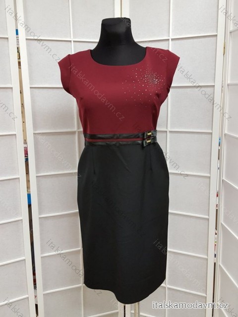 Šaty pouzdrové plesové společenské dámské nadrozměrné (40-50) POLSKá MODA PM2170017 40