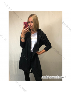 Cardigan bavlněný s kapucí dámský (uni s/m/l) ITALSKá MóDA IM521007