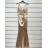 Šaty elegantní na ramínka dámské (S/M ONE SIZE) ITALSKÁ MÓDA IMPSH245551