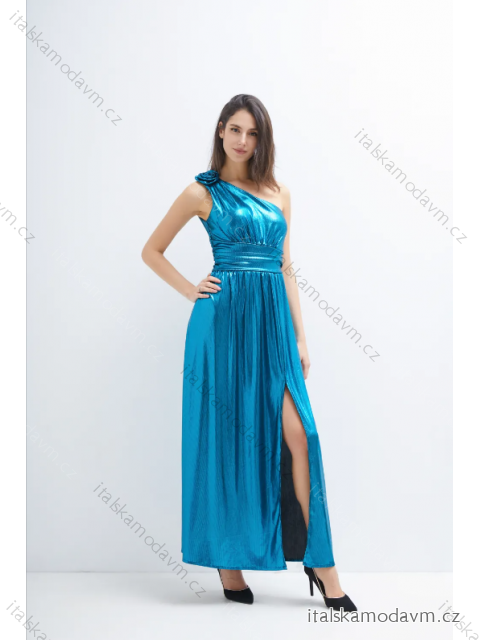 Šaty elegantné dlhé bez rukávov dámske (S/M ONE SIZE) TALIANSKA MÓDA IMPSH245450