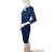 Šaty elegantný pouzdrové 3/4 rukáv dámske (S-XL) TALIANSKA MÓDA IMM23M23121-2/DUR tmavo modrá XL