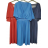 Šaty společenské elegantní plesové krátké krátký rukáv dámské (L/XL/2XL) FRANCOUZSKÁ MÓDA FMF24JOLANA