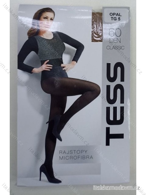 Punčocháče 60DEN dámské (158-180) TESS MICROFIRA TESS22CLASSIC-60 Černá 4