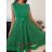 Šaty elegantné letné bez rukávov dámske (S/M/L ONE SIZE) TALIANSKA MÓDA IMHMS23NELA/DU - Farba   mintovou - veľkosť   M / L