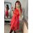 Šaty elegantné letné bez rukávov dámske (S/M/L ONE SIZE) TALIANSKA MÓDA IM923NELA/DU -   vínová
,   S/M