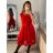 Šaty elegantné letné bez rukávov dámske (S/M/L ONE SIZE) TALIANSKA MÓDA IM923NELA/DU -   vínová
,   S/M