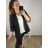 Sako elegantná dámska (50-60) TALIANSKA MÓDA IMM23M85705-1/DU černá 50
