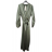 Šaty elegantní saténové dlouhý rukáv dámské (S/M.ONE SIZE) ITALSKÁ MÓDA IMM22HG3893/DU -   Khaki -   S/M
