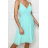 Šaty společenské elegantní na ramínka dámské (S/M ONE SIZE) ITALSKÁ MÓDA IMHMS24LUCIA