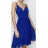Šaty společenské elegantní na ramínka dámské (S/M ONE SIZE) ITALSKÁ MÓDA IMHMS24LUCIA