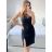Šaty elegantné plesové bez rukávov dámske (S/M ONE SIZE) TALIANSKA MóDA IMHMS23086/DU S/M vínová