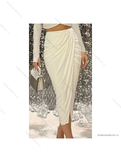 Sukně dlouhá dámská (S/M ONE SIZE) ITALSKÁ MÓDA IMPBB24C26942