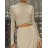 Top croptop dlouhý rukáv dámský (S/M ONE SIZE) ITALSKÁ MÓDA IMPBB24C32063