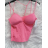 Croptop na ramínka dámský (S/M ONE SIZE) ITALSKÁ MÓDA IMPMD243105L