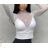 Croptop dlhý rukáv dámsky (S/M ONE SIZE) TALIANSKA MÓDA IMPLP2427380075