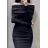 Šaty elegantný carmen dlhý rukáv dámske (S/M/L ONE SIZE) TALIANSKA MÓDA IMPLP2455033068