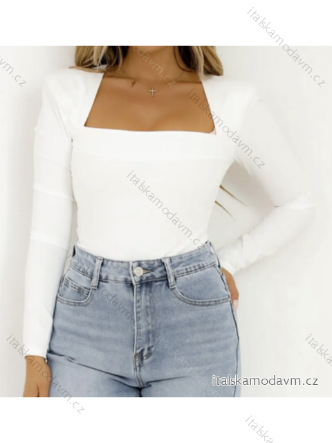 Tričko dlouhý rukáv dámské (S/M ONE SIZE) ITALSKÁ MÓDA IMPLP2430642060