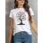 Tričko krátký rukáv dámské (S/M ONE SIZE) ITALSKÁ MÓDA IMM24M2415A