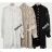 Šaty krajkové košilové dlouhý rukáv dámské (S/M ONE SIZE) ITALSKÁ MÓDA IMM24M1770