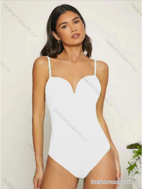 Body elegantné na ramienka dámske (S/M ONE SIZE) TALIANSKA MÓDA IMM24M0011