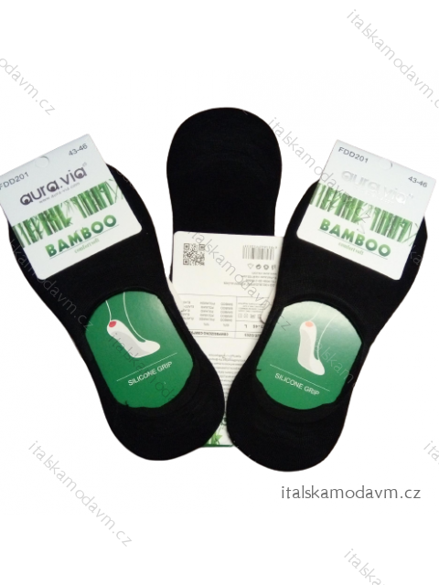 Ponožky slabé podkotníkové pánské (39-46) AURA. VIA FDD201 -   Černá -   39-42