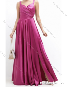 Šaty elegantní na ramínka dámské (S/M ONE SIZE) ITALSKÁ MÓDA IMPBB2380836bl