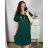 Šaty oversize krátky rukáv dámske nadrozmer (L/XL/2XL ONE SIZE) TALIANSKA MÓDA IMBM23NEKLES