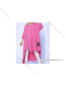 Šaty mikinové dlouhý rukáv dámské (L/XL ONE SIZE) ITALSKÁ MÓDA IMPLI2437765/DU