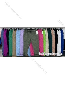 Kalhoty dlouhé strečové dámské (S/M ONE SIZE) ITALSKÁ MÓDA IMWDT24050