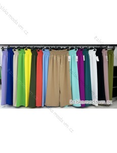 Kalhoty dlouhé letní dámské (S/M/L ONE SIZE) ITALSKÁ MÓDA IMWDT24053