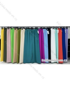 Kalhoty dlouhé letní dámské (S/M/L ONE SIZE) ITALSKÁ MÓDA IMWDT24055
