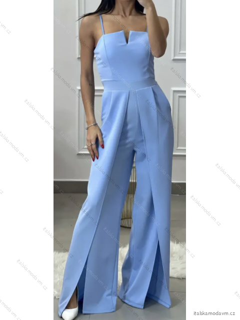 Overal dlhý elegantný na ramienka dámsky (S/M ONE SIZE) TALIANSKA MÓDA IMPBB24D035tuta