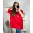 Tunika s přívěškem krátký rukáv dámská nadrozměr (6XL/7XL ONE SIZE) ITALSKÁ MÓDA IMBM24017