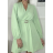 Šaty elegantní dlouhý rukáv dlouhé dámské (S/M ONE SIZE) ITALSKÁ MÓDA IMPBB24S4401