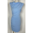 Šaty elegantní bez rukávu dámské (S/M ONE SIZE) ITALSKÁ MÓDA IMPBB24B24658