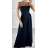 Šaty elegantní společenské na ramínka dámské (S/M ONE SIZE) ITALSKÁ MÓDA IMPBB24A120472