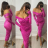 Šaty dlouhé společenské dlouhý rukáv dámské (S/M ONE SIZE) ITALSKÁ MÓDA IMPLS2431866