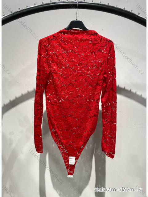 Body krajkové dlhý rukáv dámske (S/M ONE SIZE) TALIANSKA MÓDA IMPLS2431333