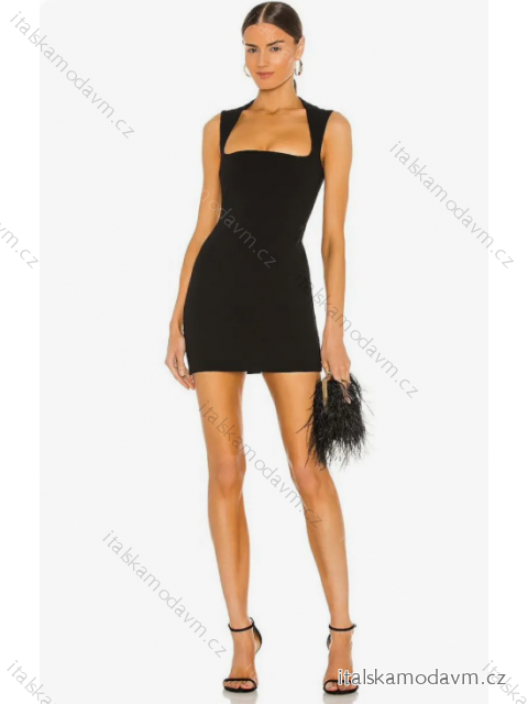 Šaty elegantné bez rukávov dámske (S/M ONE SIZE) TALIANSKA MÓDA IMPLS2431393